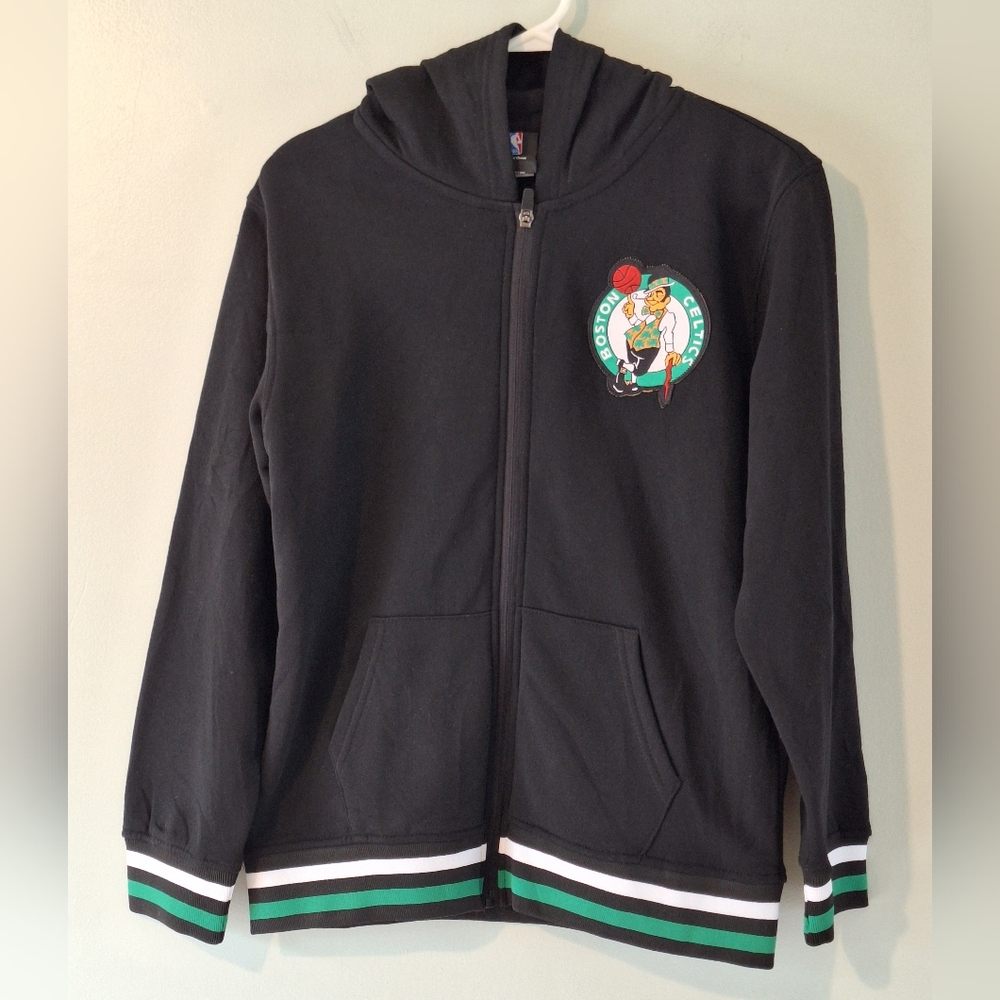 Boston Celtics Zip Up Hoodie - 14/16